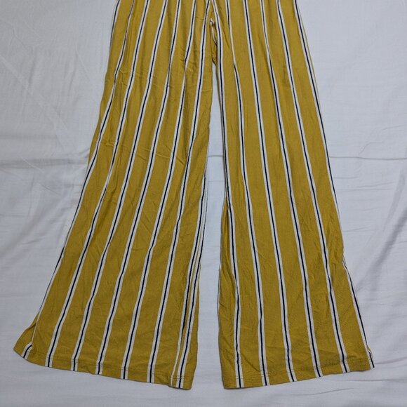 Bershka yellow stripped jump suit small - Picture 2 of 5